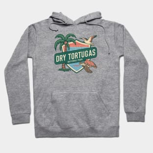 Retro Dry Tortugas National Park Wildlife Hoodie